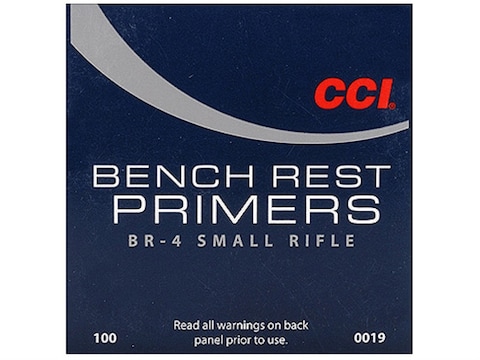CCI Small Rifle Bench Rest Primers / #BR4 Box of 1000 / (10 Trays of 100)