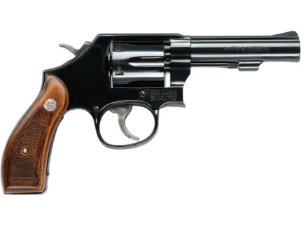 Smith & Wesson Model 10 Classic Revolver 38 Special +P 4" Barrel 6-Round Blued Wood